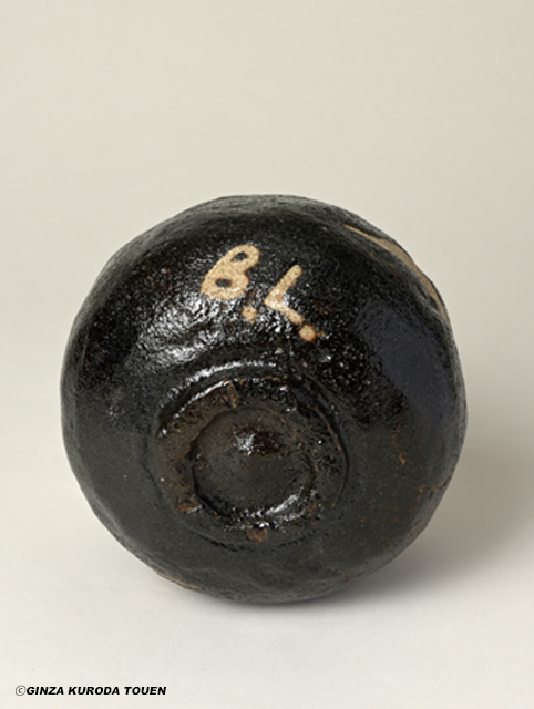 バーナード・リーチ 黒楽茶碗 | 銀座 黒田陶苑