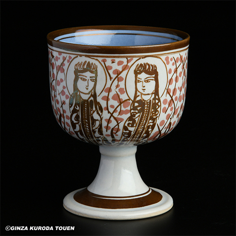 ☆ 加藤卓男 人間国宝 赤絵湯呑 ☆ 加藤卓男 人間国宝 赤絵湯呑 人間国宝