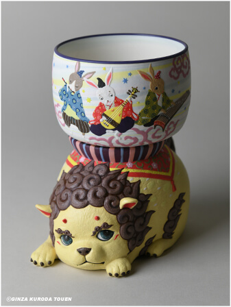 小林佐和子 茶碗 猫 sawako kobayashi 人気陶芸家 人気作家 小林佐和子