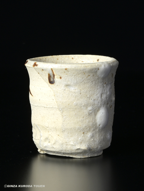 希少作☆鯉江良二☆設楽手湯のみ☆共箱 作鯉江良二設楽手湯のみ共箱