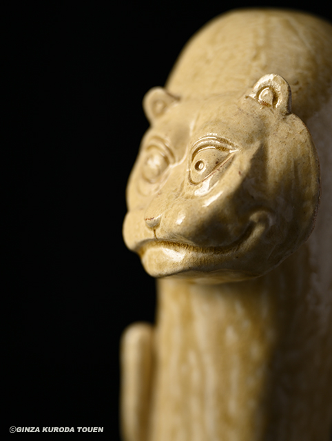 八木一夫 黄瀬戸虎置物 | 銀座 黒田陶苑