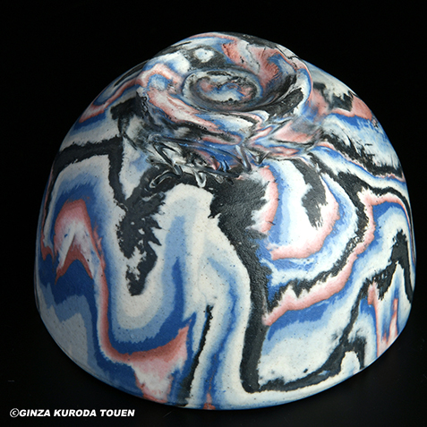 松井康成 練上酒呑 | 銀座 黒田陶苑