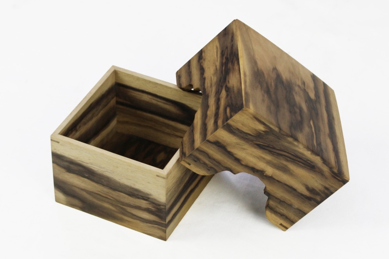 駒箱 黒柿（木地）245231