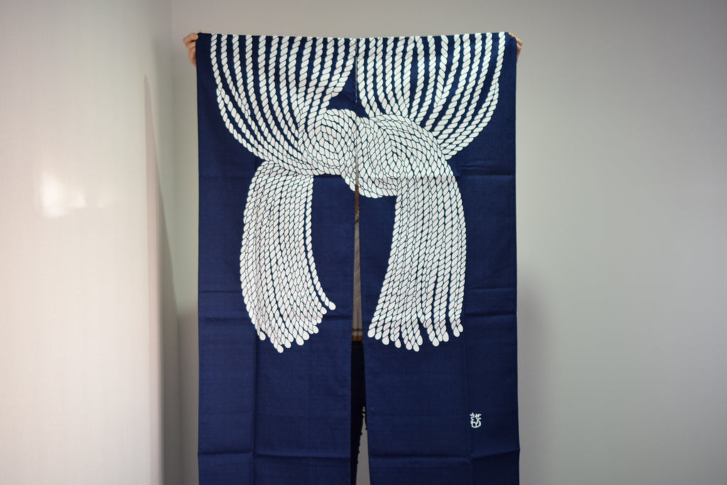 人間国宝 芹沢銈介 のれん 暖簾 江戸染 ジャパニーズモダン 民芸