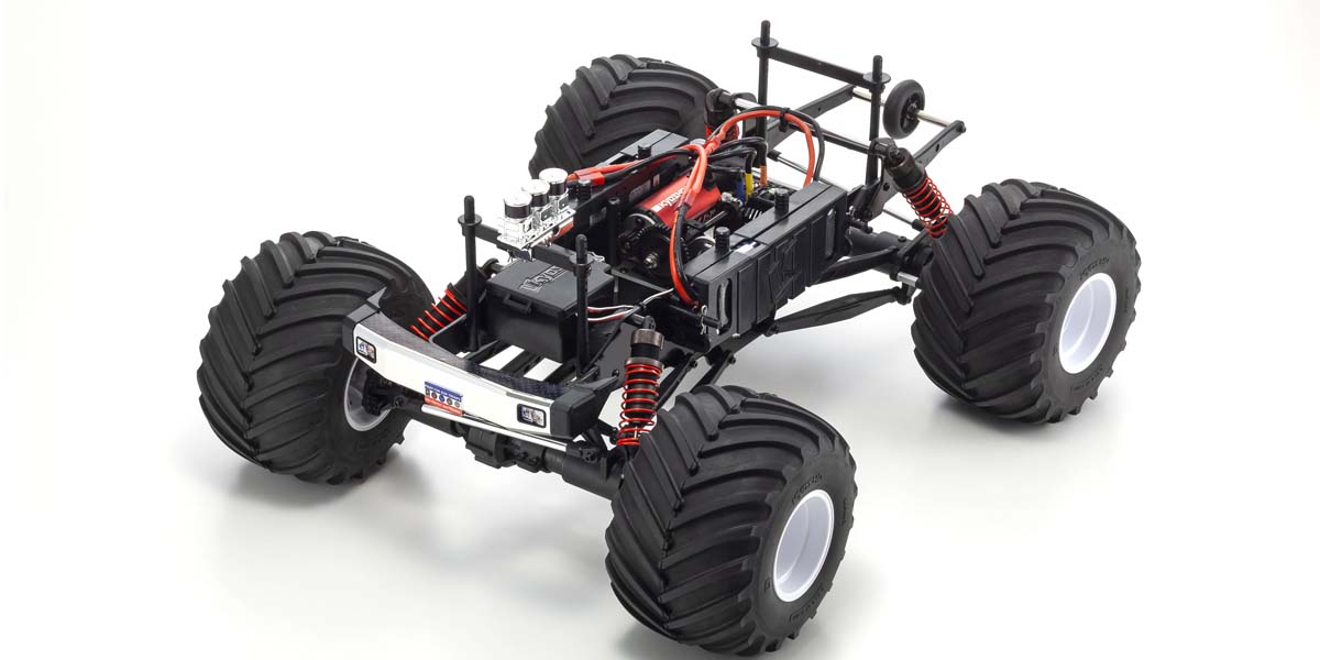 1/8 Scale Radio Controlled Brushless Motor Powered 4WD Monster