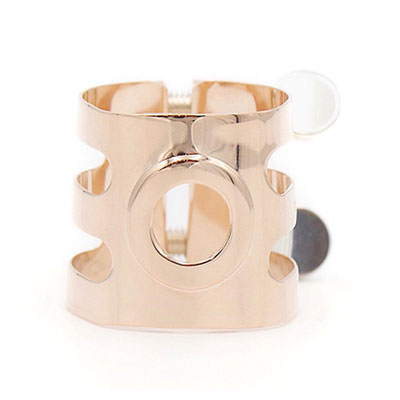 早い者勝ち】ウッドストーンB♭クラリネットリガチャー 総銀 ソリッド