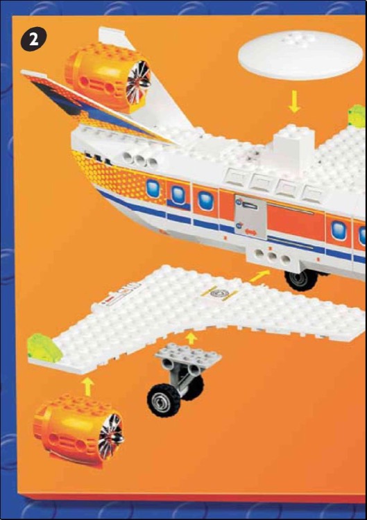 LEGO Instructions for set 4619 AIR Patrol Jet, Jack Stone - {None}