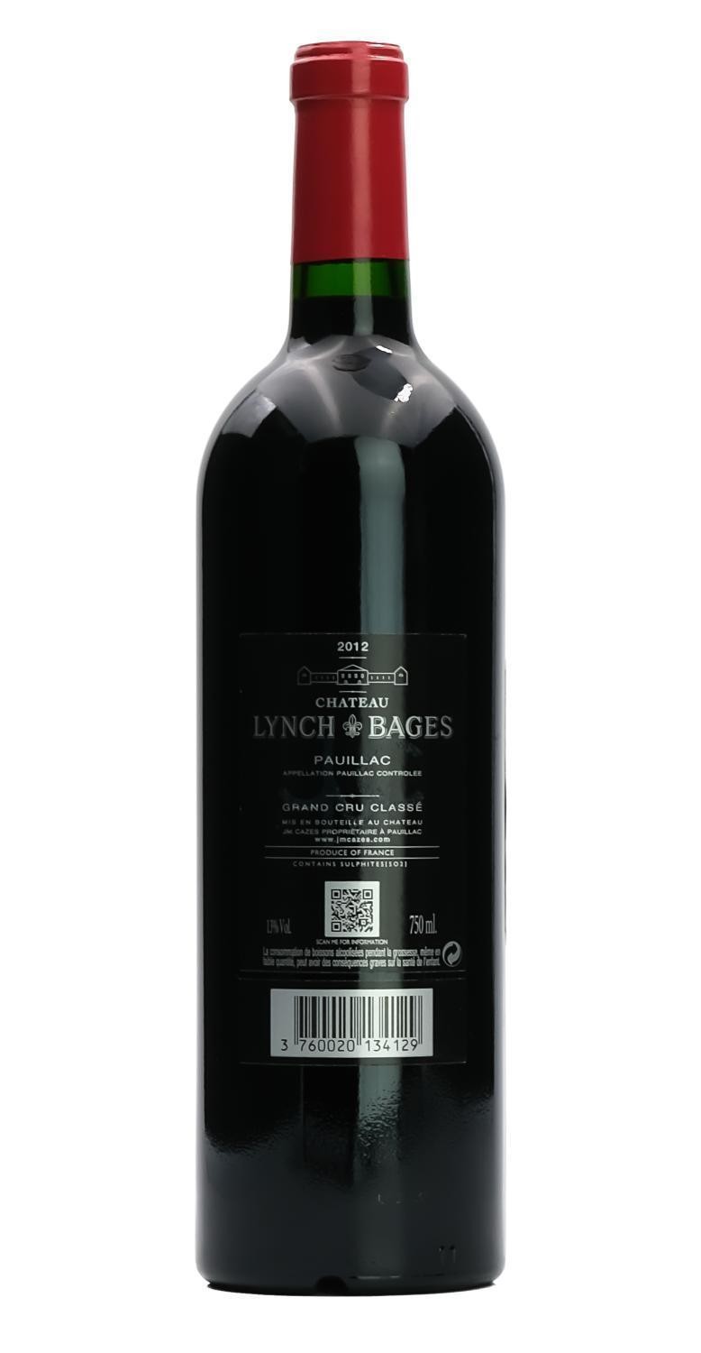 Chateau Lynch Bages 2012 赤ワイン シャトー ランシュ バージュ 2012