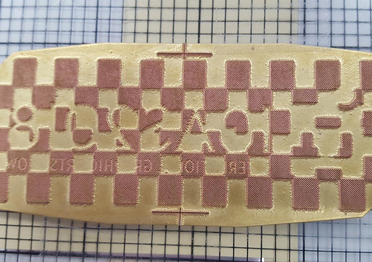 古道具】多分真鍮 エンボス デボス 凸版印刷 活版印刷 【公式通販】