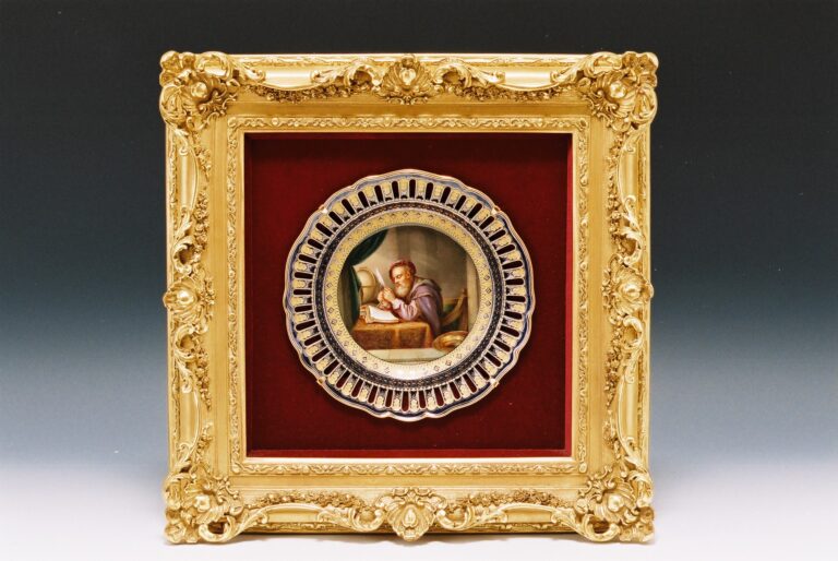 セーブル Sevres初期 1788年 セーブル Sevres 「ブルーセレステ地色