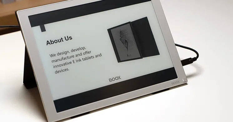 Onyx BOOX Mira 13.3 inch portable E Ink monitor now available for