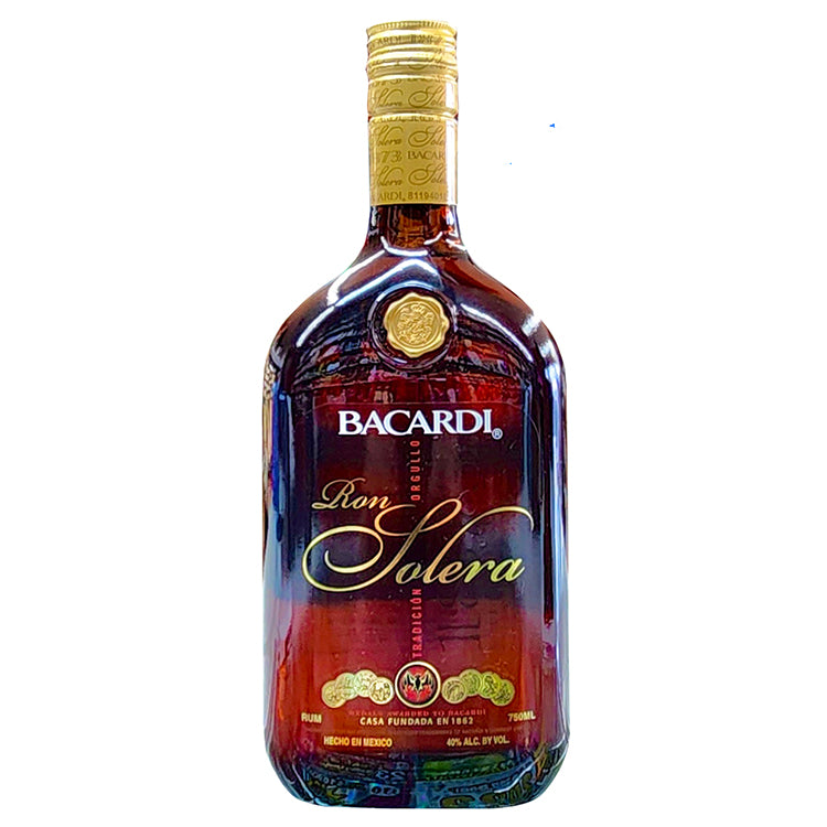 Bacardi Ron Solera Rum -750ml – Liquor Freight