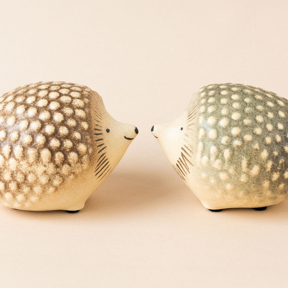 美品 リサラーソン ハリネズミ 流れ星のハリー ヘイドー 置物 Lisa