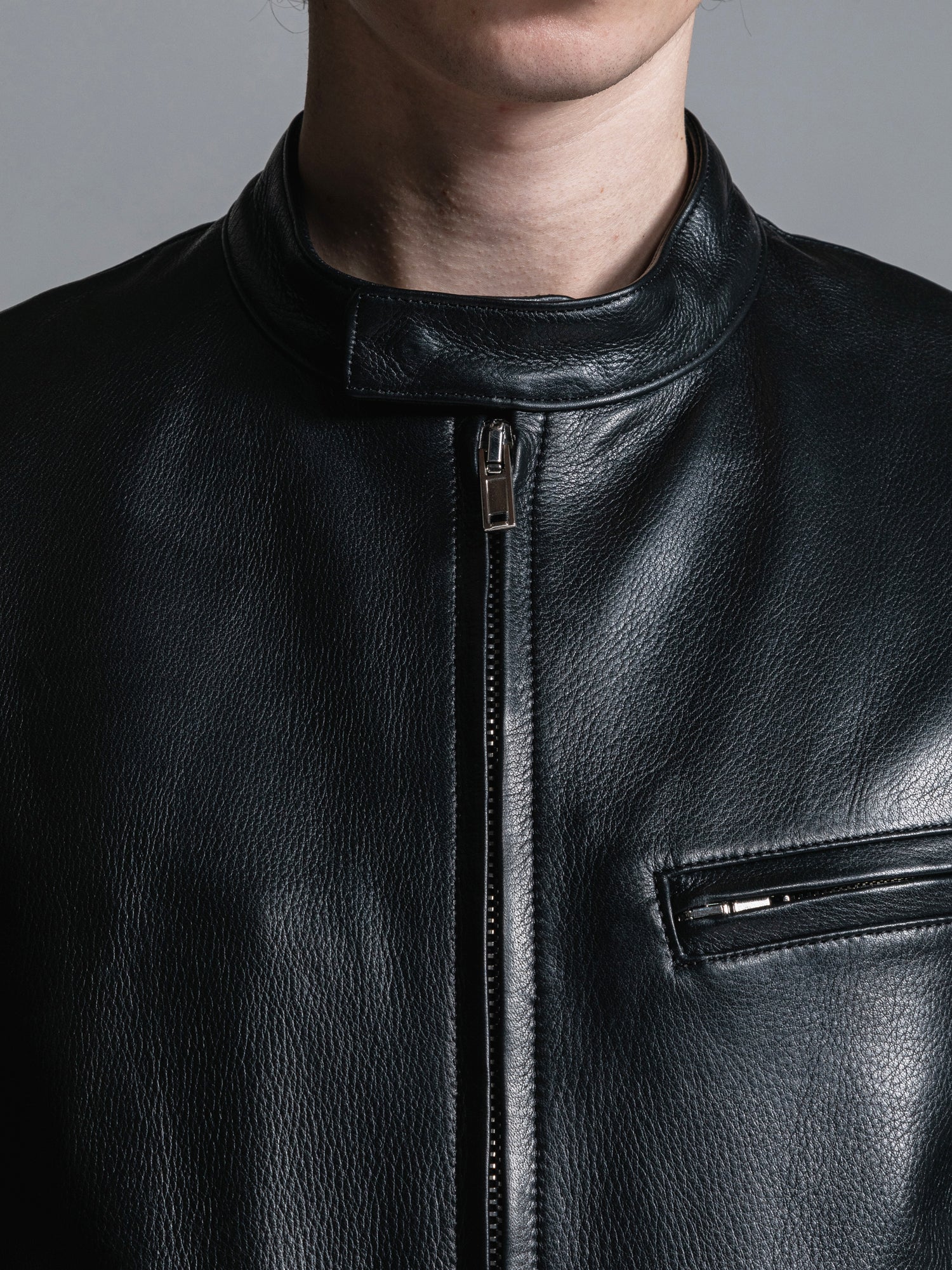 LEATHER SINGLE RIDERS JACKET | レザーシングルライダースジャケット