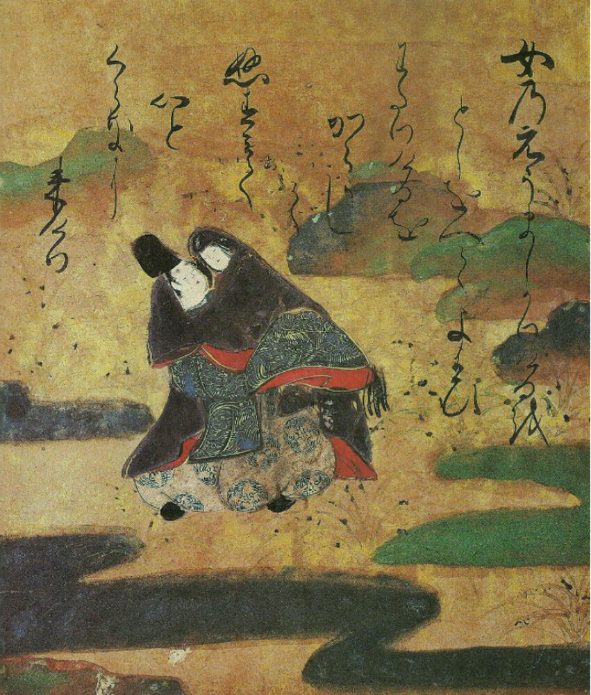 俵屋宗達 伊勢物語図色絵 第六段一芥川｜宗達 －物語の風景 源氏・伊勢