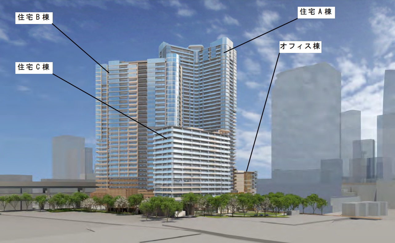 麻布十番駅東側の大規模再開発！地上42階・31階タワーマンション「三田