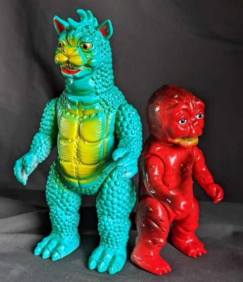 カマキラス 旧型ソフビ 3体セット ゴジラの息子 カマキラス 旧型ソフビ