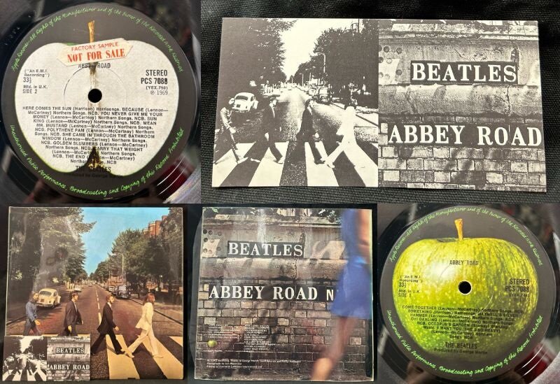 The Beatles レコードボックス 未開封と盾とプレート5枚