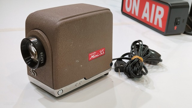 1956/昭和31/MINOLTA/mini35/幻燈機/スライド映写機/P-ROKKOR 75mm F2
