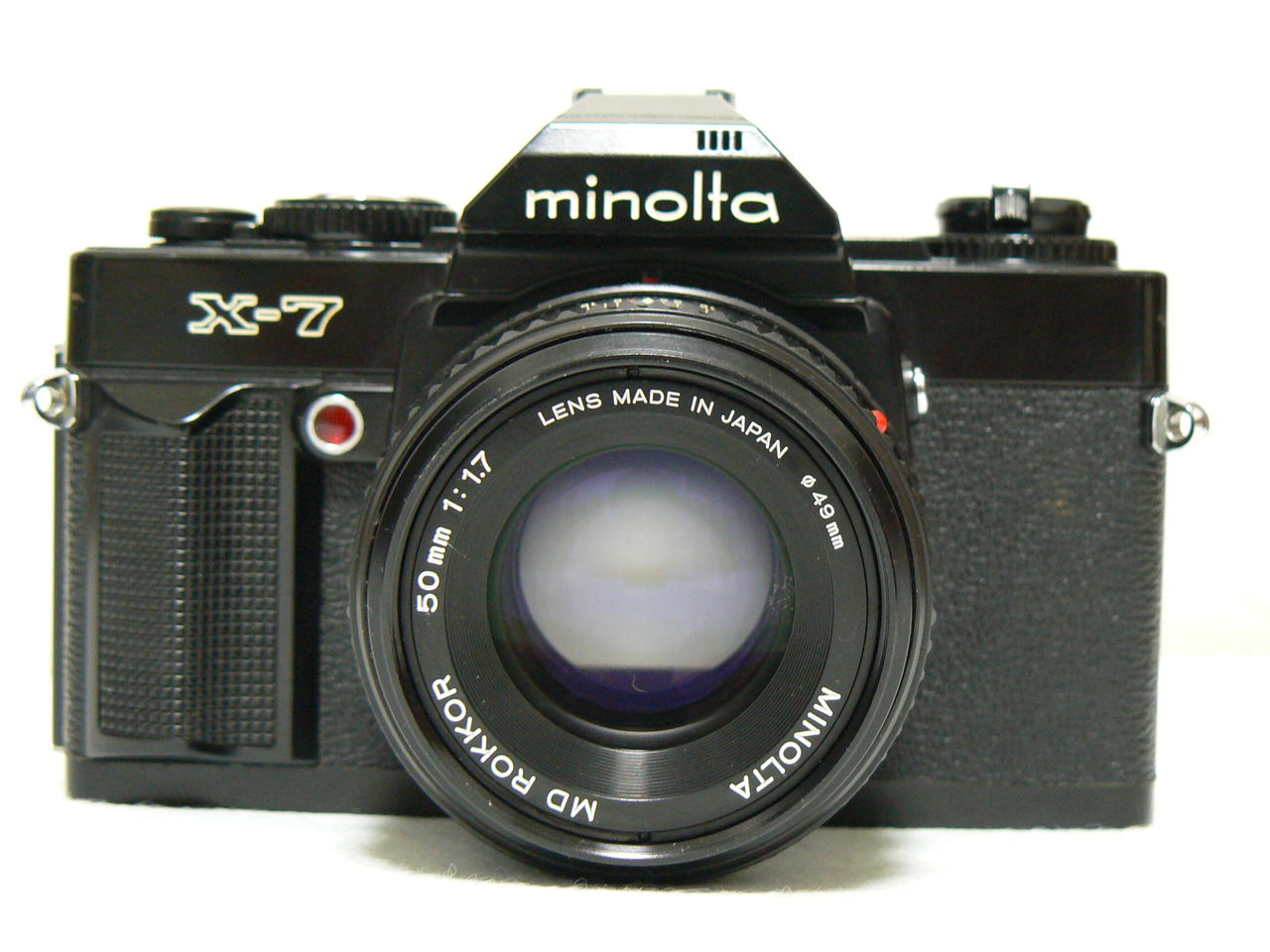 ジャンクカメラ ミノルタX-7 ブラック minolta X-7 の分解と修理