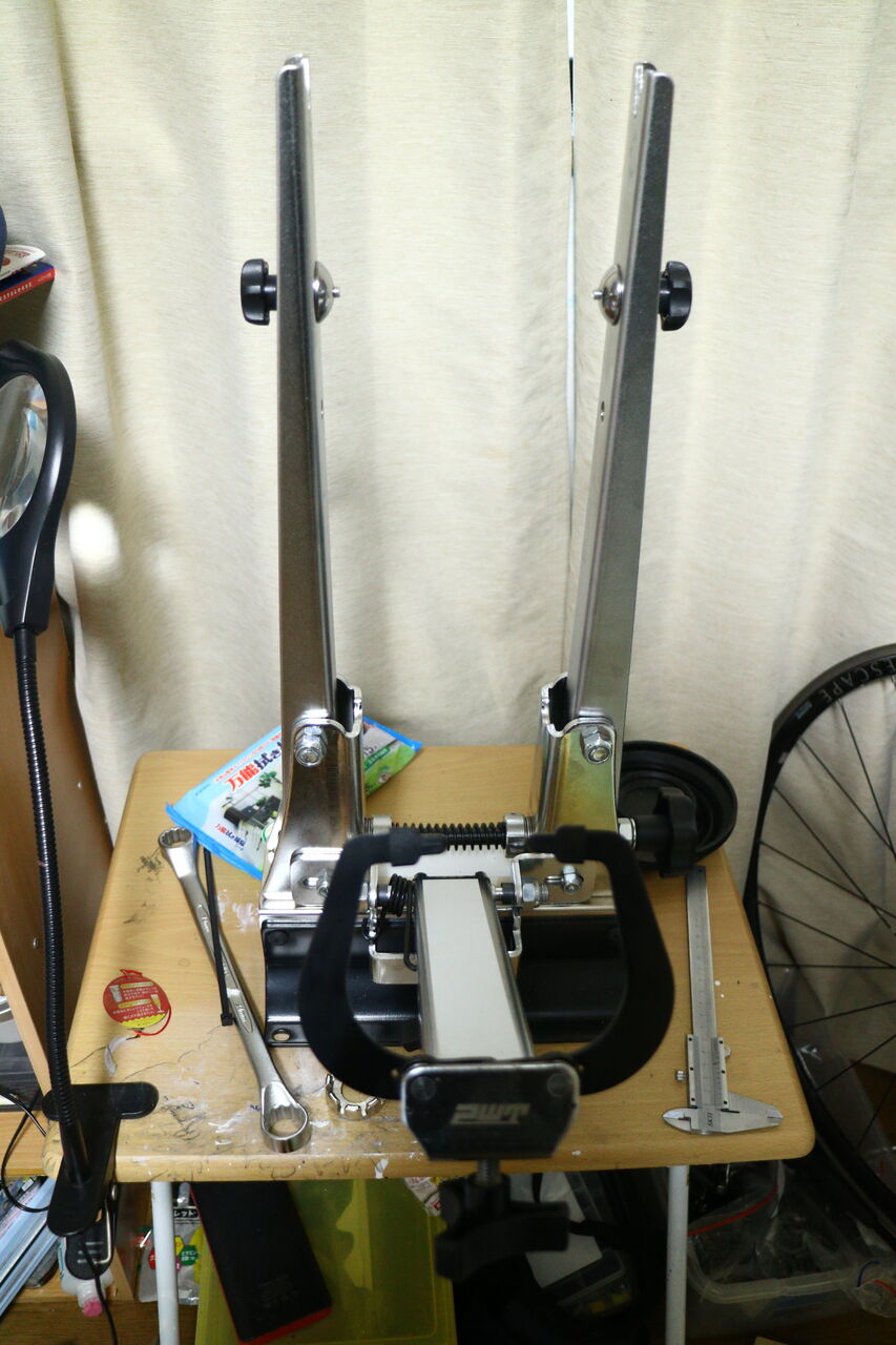 PWT の振れ取り台を導入 : だらだらポタリング