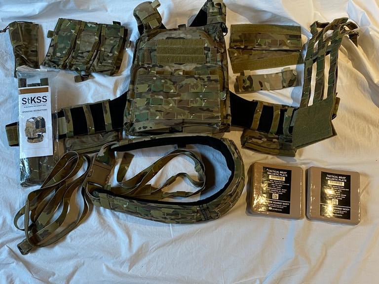 CRYE PRECISION Adaptive Vest System (AVS), SIZE-LARGE 
