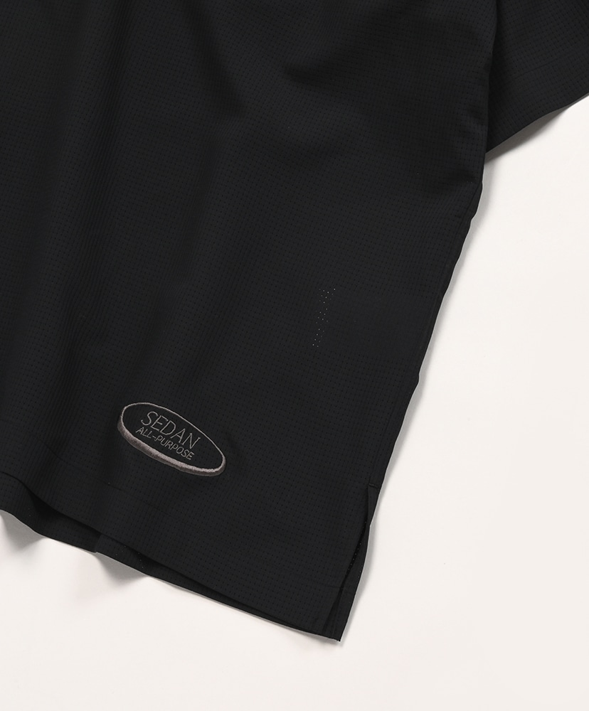 LOFTMAN別注 DotAir Open Collar S/S Shirts(L(MEN) Black/ブラック