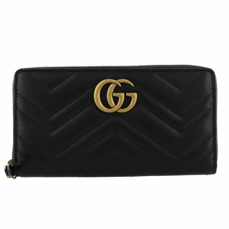 グッチ GUCCI 長財布 メンズ ブラック 473928 A7M0N 1000 BLACK