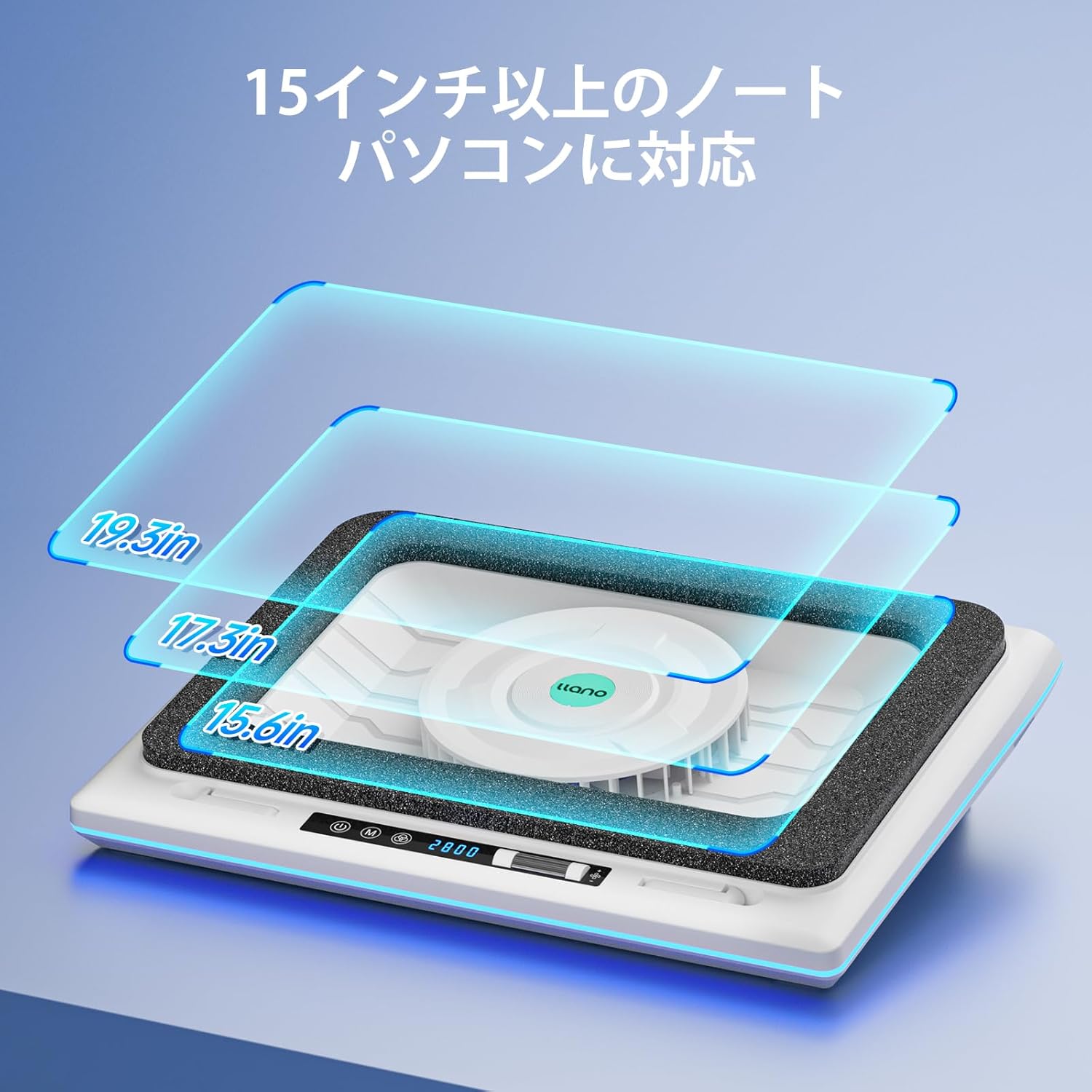 llano v12 ノートpc ラップトップ クーラー Amazon.co.jp: llano V12