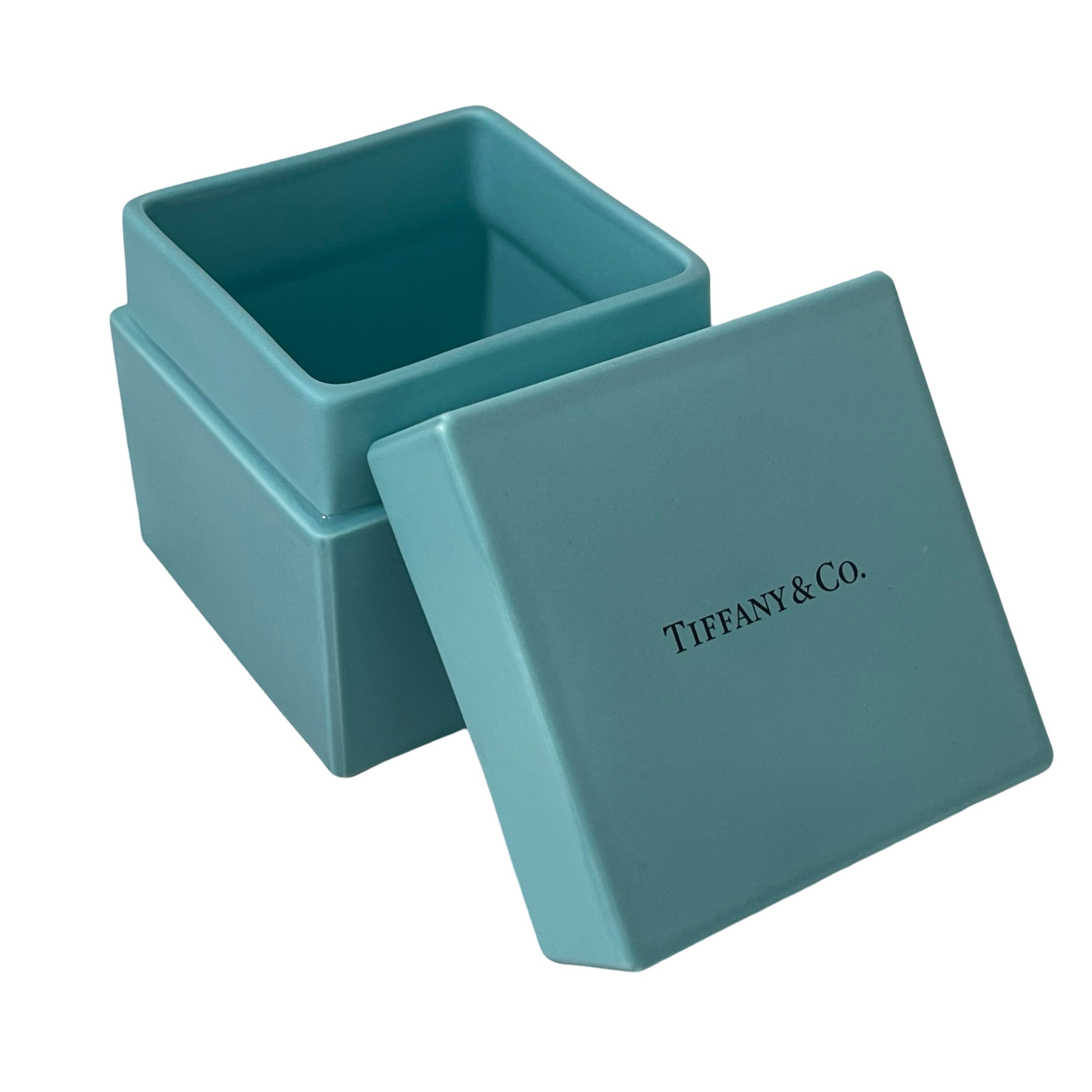 Tiffany & Co Blue Porcelain Trinket Box – Luxica