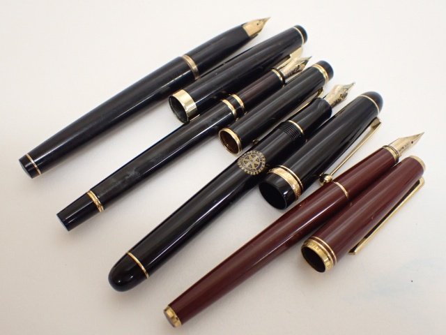 万年筆 PILOT 18K PLATINUM 細軟 + CUSTOM 74 14K-585 + DELUXE + 不明
