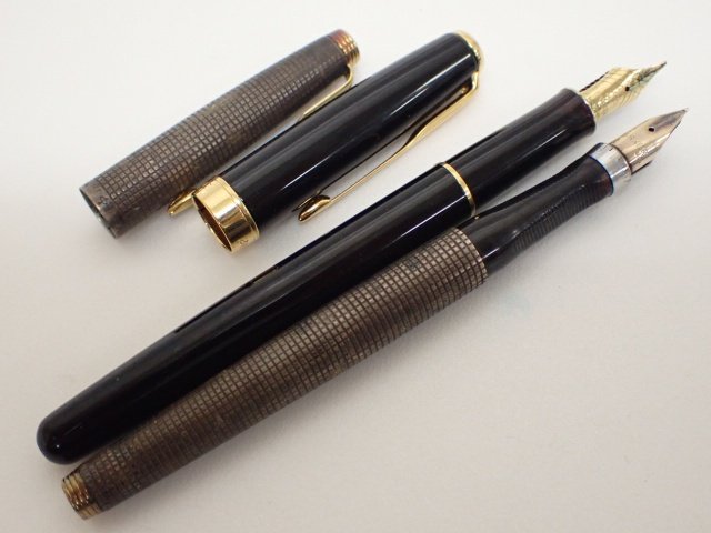 Parker 万年筆 シルバー・ゴールド PARKER パーカー 万年筆 シルバー