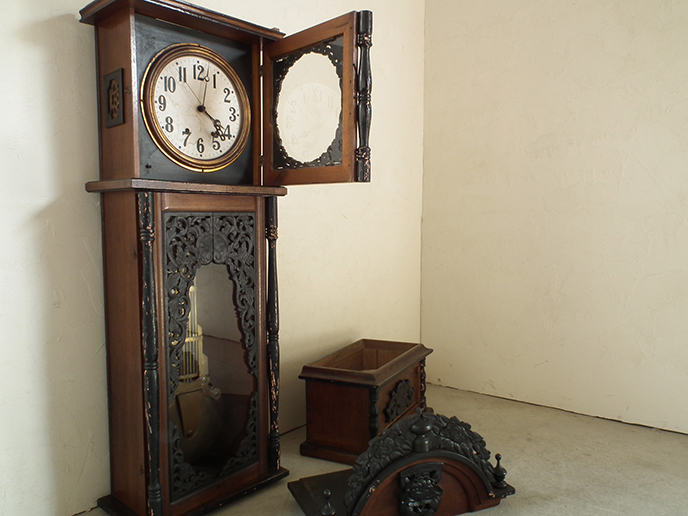 M00050 アンティーク 古いホールクロック 柱時計 | MANSIKKA