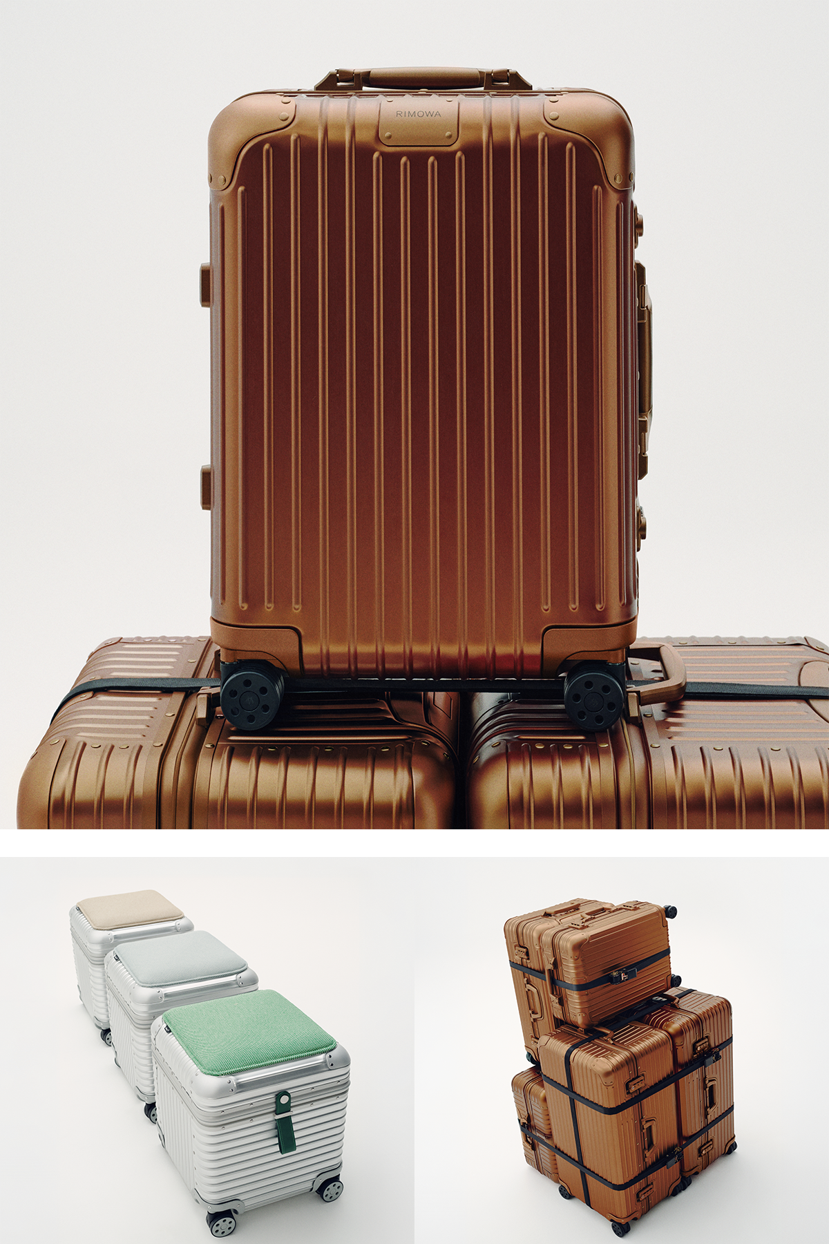 座れるリモワが伊勢丹新宿に！ 新色スーツケース＆話題の初コラボが