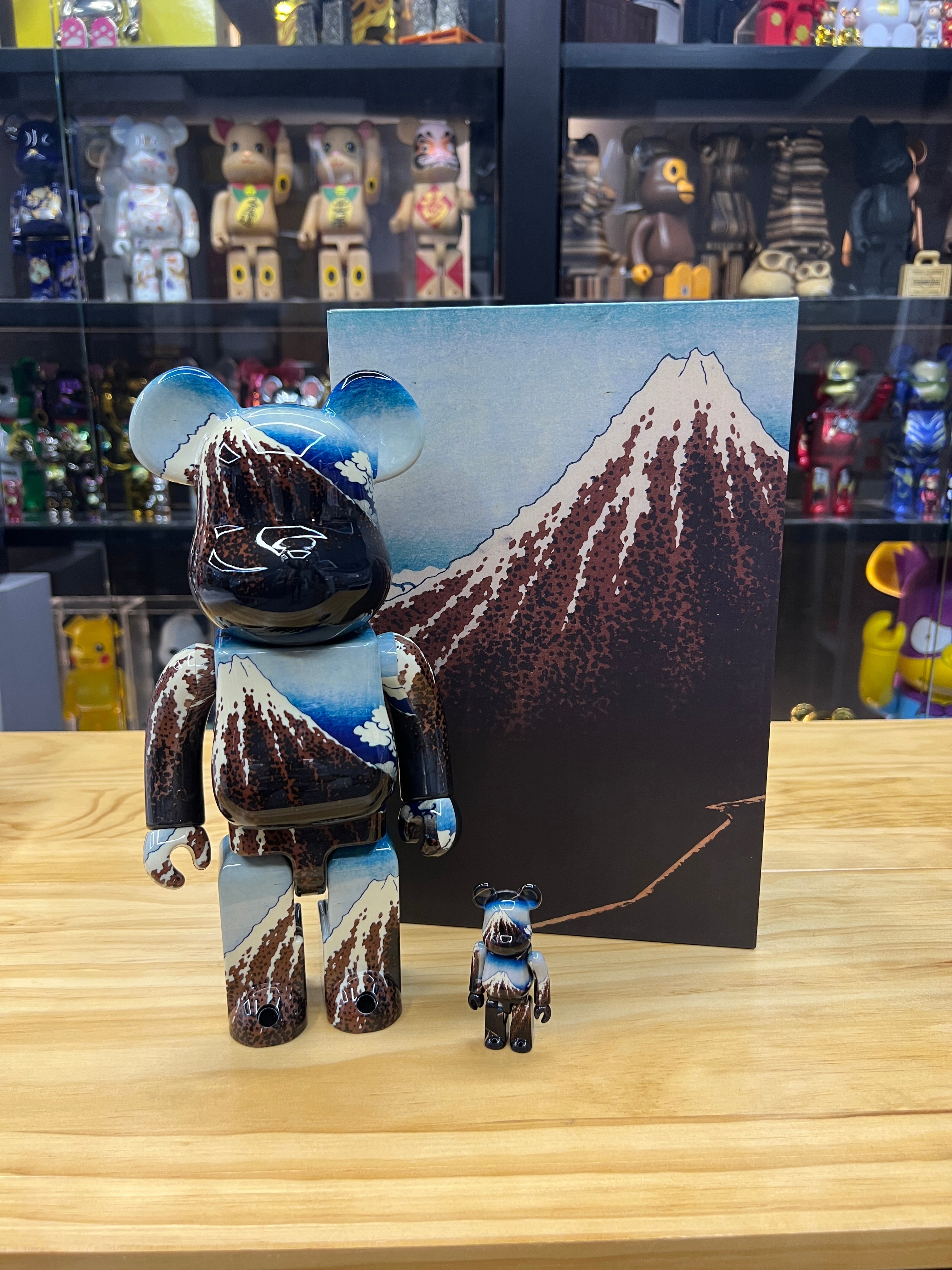 BE@RBRICK 良い 葛飾北斎 「冨嶽三十六景 凱風快晴」1000% ① BE