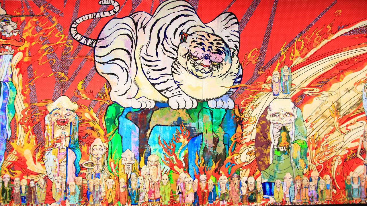 村上隆の五百羅漢図フォトレビュー！村上隆の「今」がここにある、日本