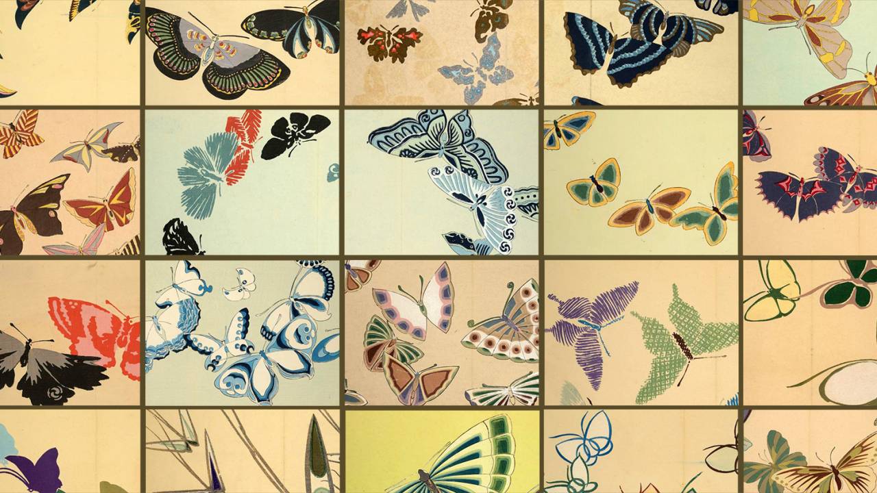 タイトル【夢旅蝶々】絵画 タイトル【夢旅蝶々】絵画 Shinagawa