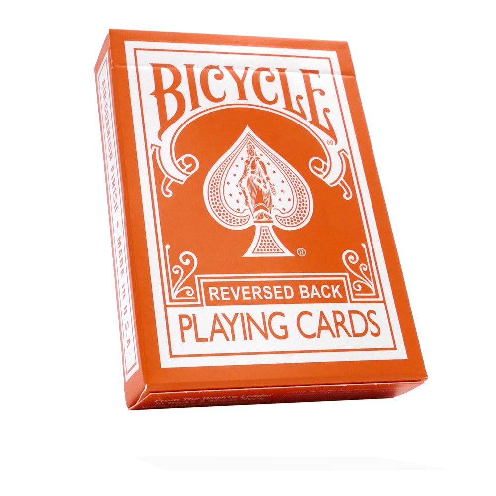 Orange Bicycle Back Playing Cards – Magic Makers