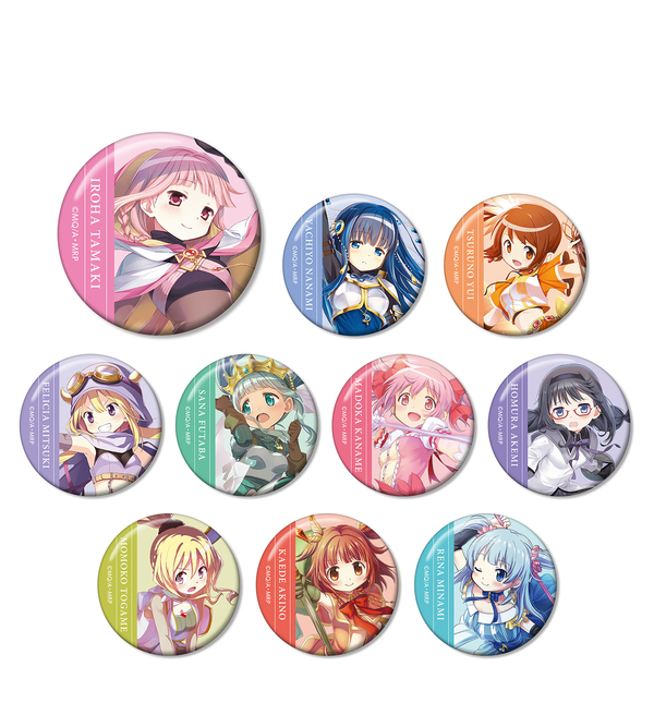 魔法少女まどか☆マギカ ローソンオリジナル缶バッジ 鹿目まどか 魔法