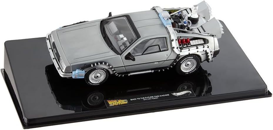 Hot Wheels Elite Delorean DMC-12 Back To The Future Time Machine