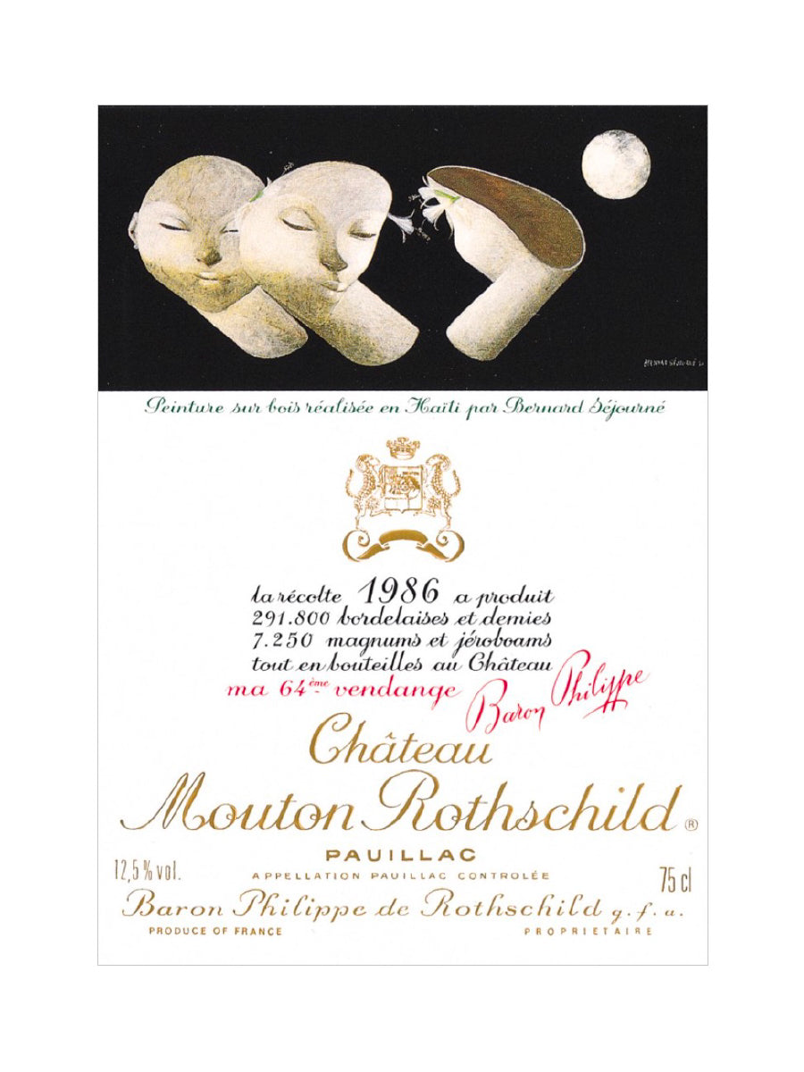 Purchase Wine Chateau Mouton Rothschild 1986, Pauillac - Maison