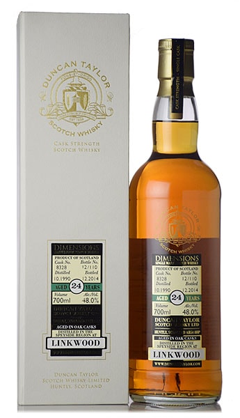 リンクウッド [1990] 24年 ホグスヘッド#8328 FOR SHINANOYA【ダンカン