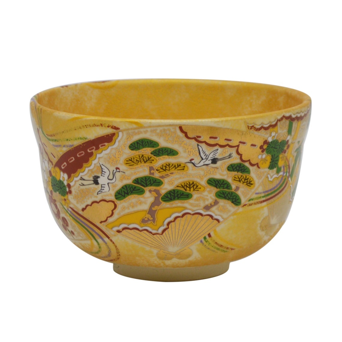 茶碗 金地 松 宮地英香作 （化粧箱） | 抹茶茶碗,季節から探す,冬のお