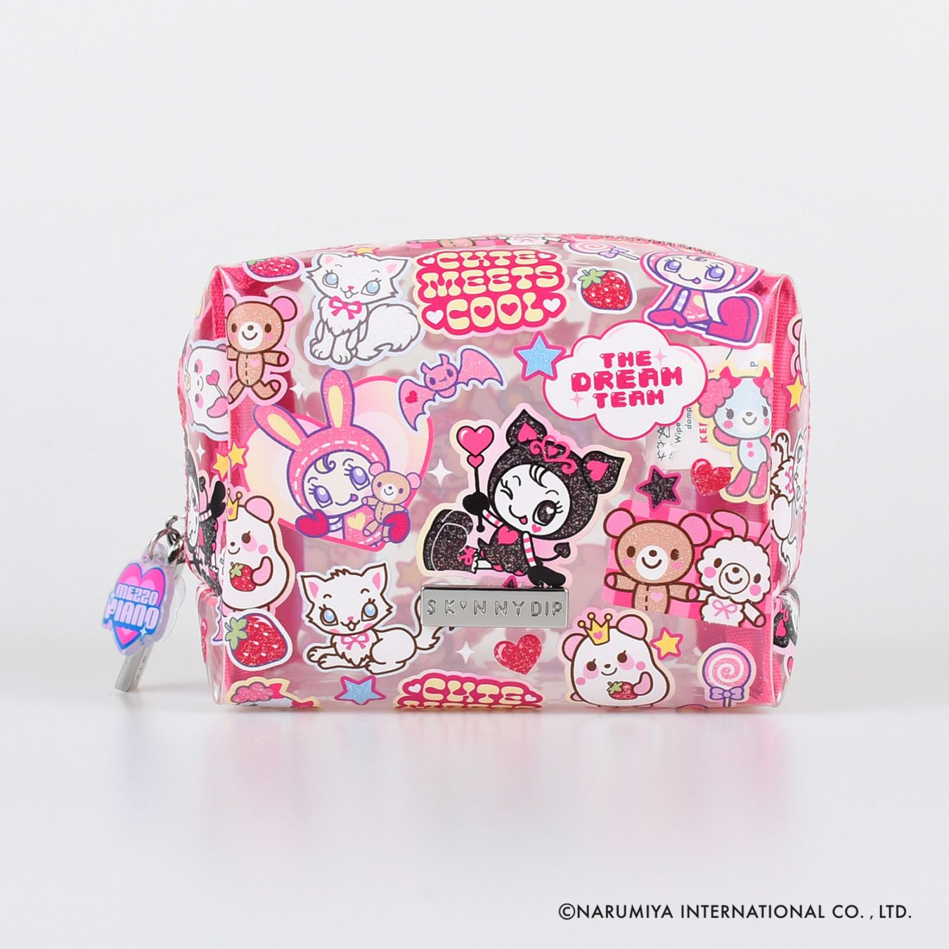 ポーチ エンジェルブルー リピート ナルミヤキャラクターズ メイク