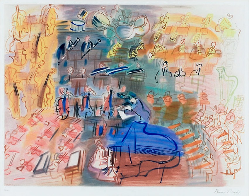 ラウル・デュフィ 「オーケストラ」 | | アトリエ・ブランカ
