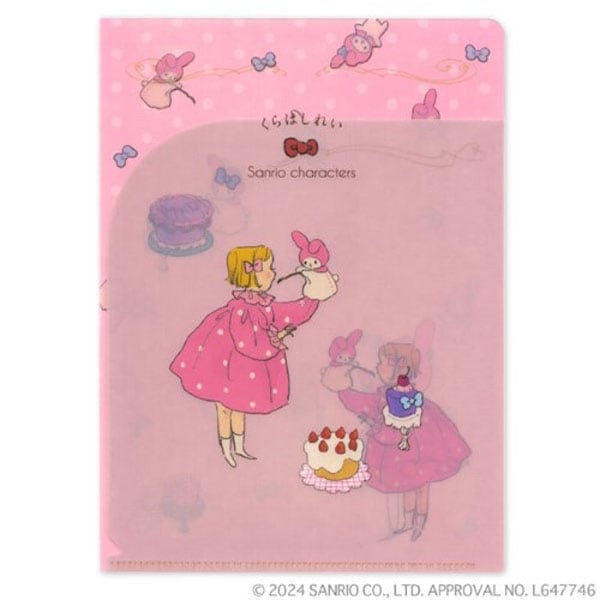 くらはしれい×サンリオキャラクターズ A5 クリアファイル マイメロディ