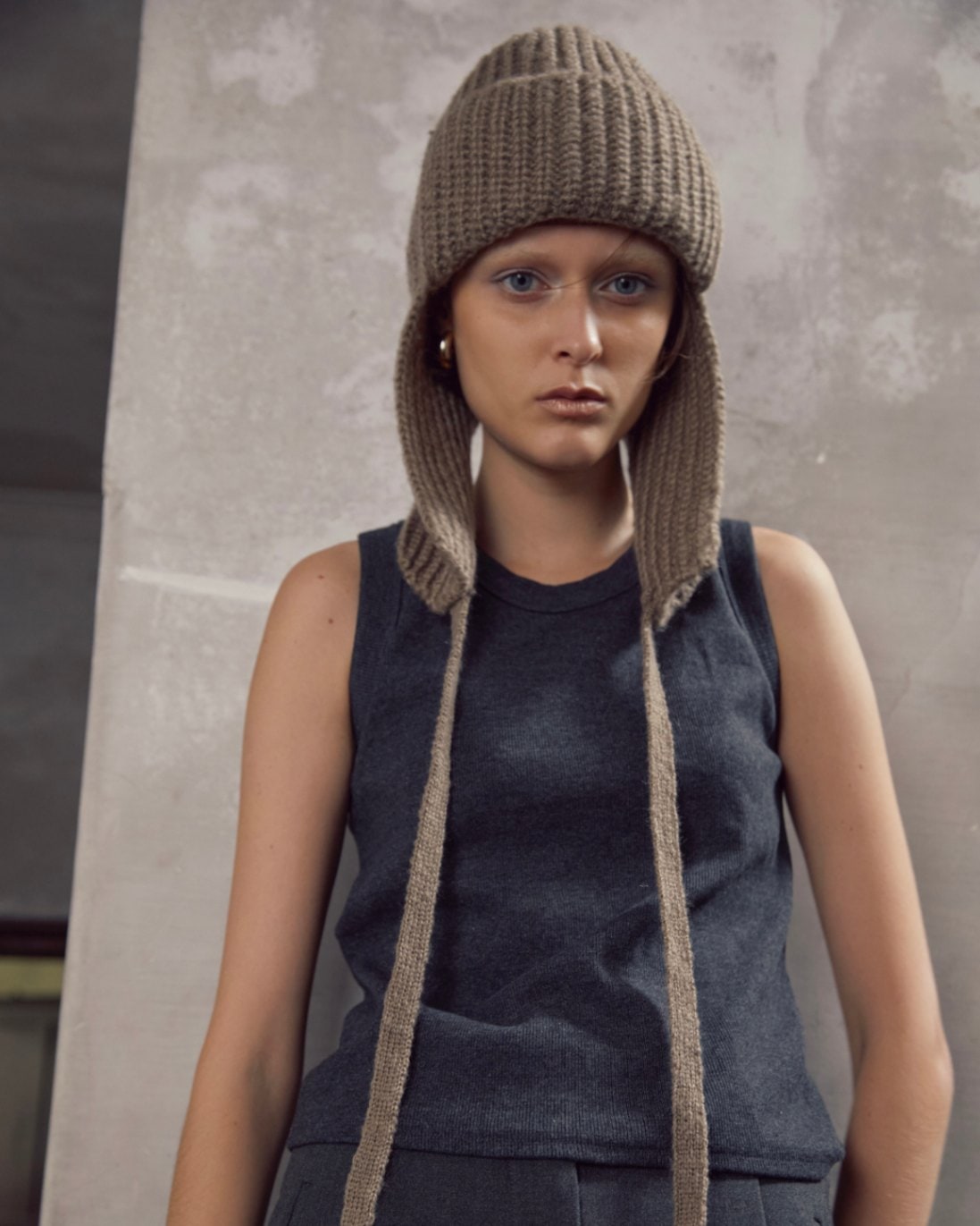 Vivienne Westwood キャットイヤーフラップニット ニット帽 猫耳