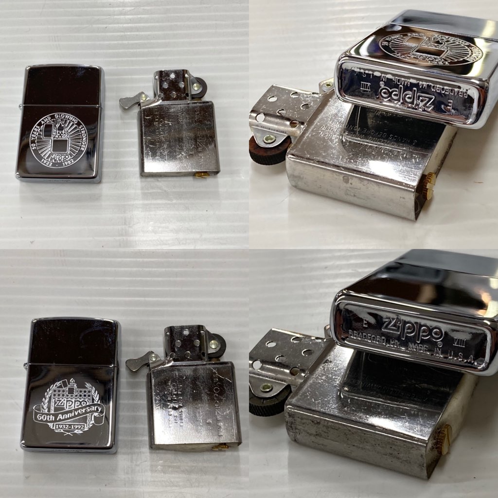 zippo】60th Anniversary 1932-1992 ケース付新品 【公式通販】