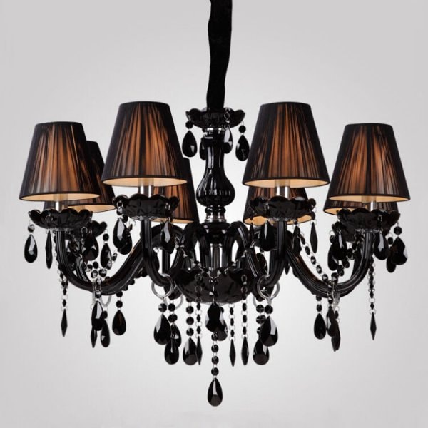 リモコン付きシャンデリア GEM-6700C 8灯タイプ 中古品 リモコン付き