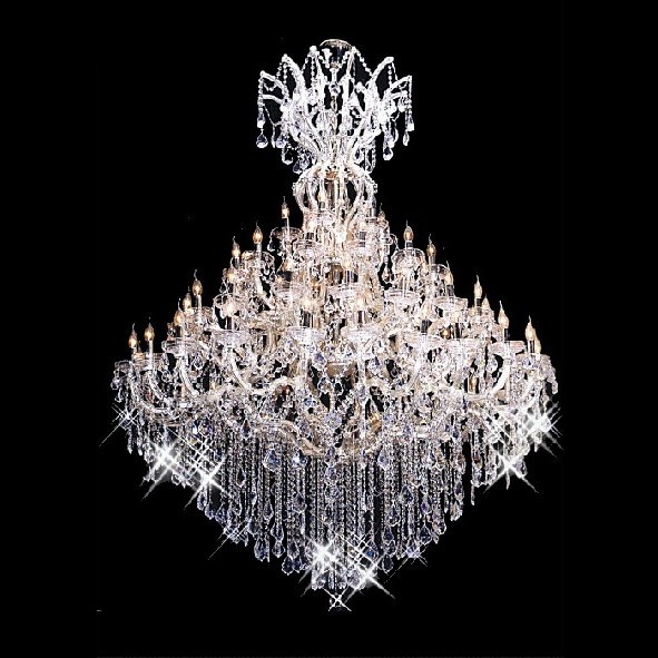 大型クリスタルシャンデリア 70灯 (W1800×H2100mm) | EL JEWEL